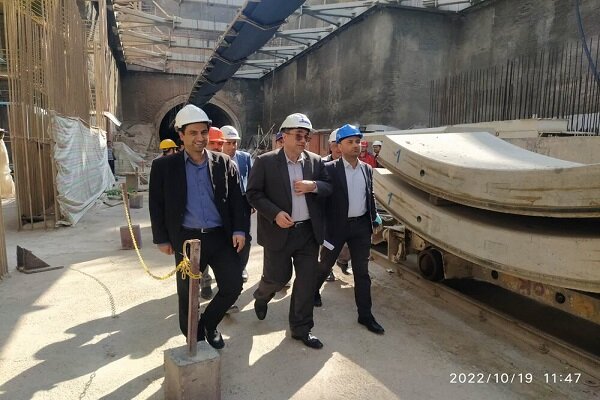 آغاز به کار مجدد دستگاه حفار تونل غربی خط ۲ در دوره جدید مدیریت شهری