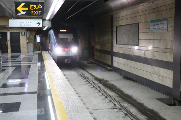 ایستگاه «قونقا» خط یک قطارشهری تبریز در آستانه بهره برداری است