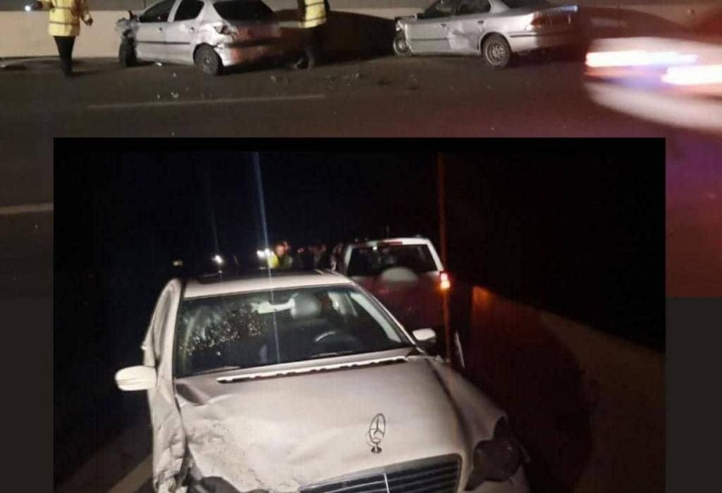 رئیس شورای شهر سهند نیز از تصادفات آزادراه تبریز-سهند در امان نماند!