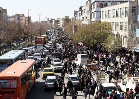 تردد روزانه ۸۵۰ هزار دستگاه خودرو در سطح شهر تبریز