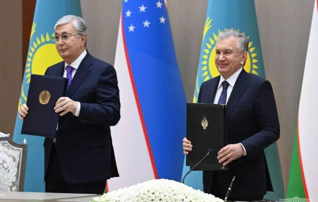 امضای توافقنامه همکاری فی مابین ازبکستان و قزاقستان