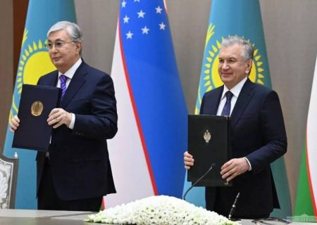 امضای توافقنامه همکاری فی مابین ازبکستان و قزاقستان