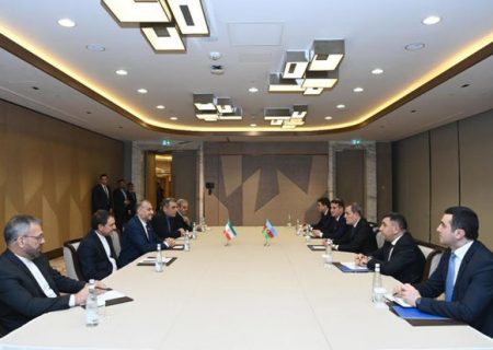 وزیران امور خارجه جمهوری اسلامی ایران و آذربایجان دیدار کردند