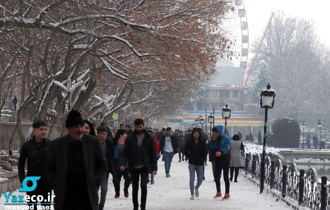 بارش برف آلودگی هوای تبریز را کاهش داد