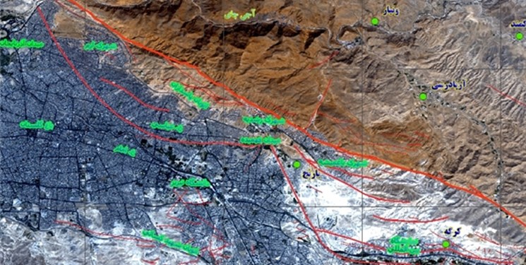 دوره‌ بازگشت زلزله‌ شدید در تبریز حدود ۲۰۰ سال است/ زلزله‌ خوی یکی از شاخه‌های گسل شمال تبریز + نقشه گسل