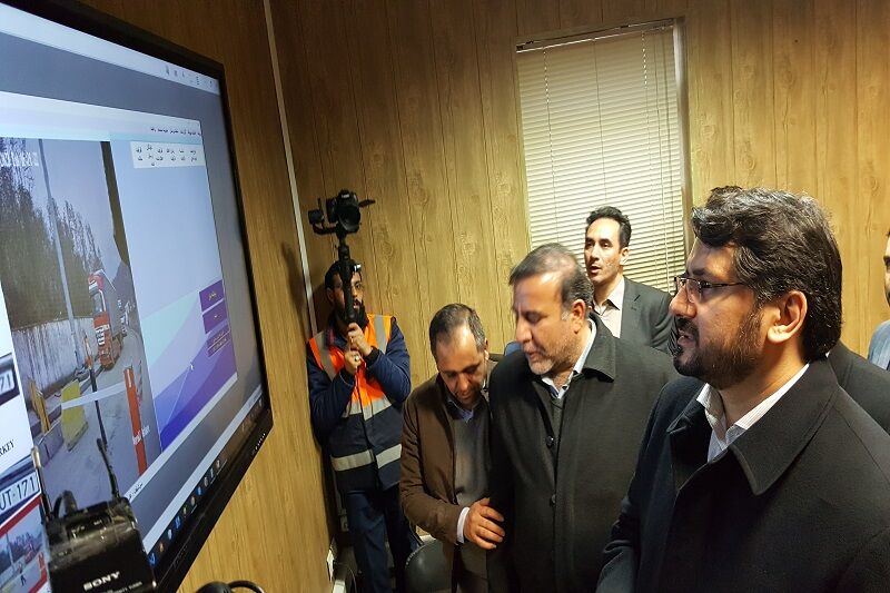 سامانه نوبت‌دهی کامیون‌ها و تریلرها در پایانه مرزی آستارا راه‌اندازی شد