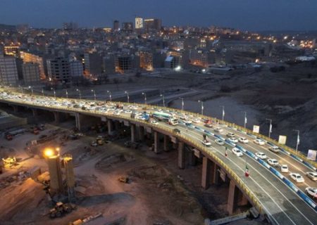 بزرگ‌ترین پل بتنی تبریز با ۲۲۰۰ میلیارد ریال افتتاح شد