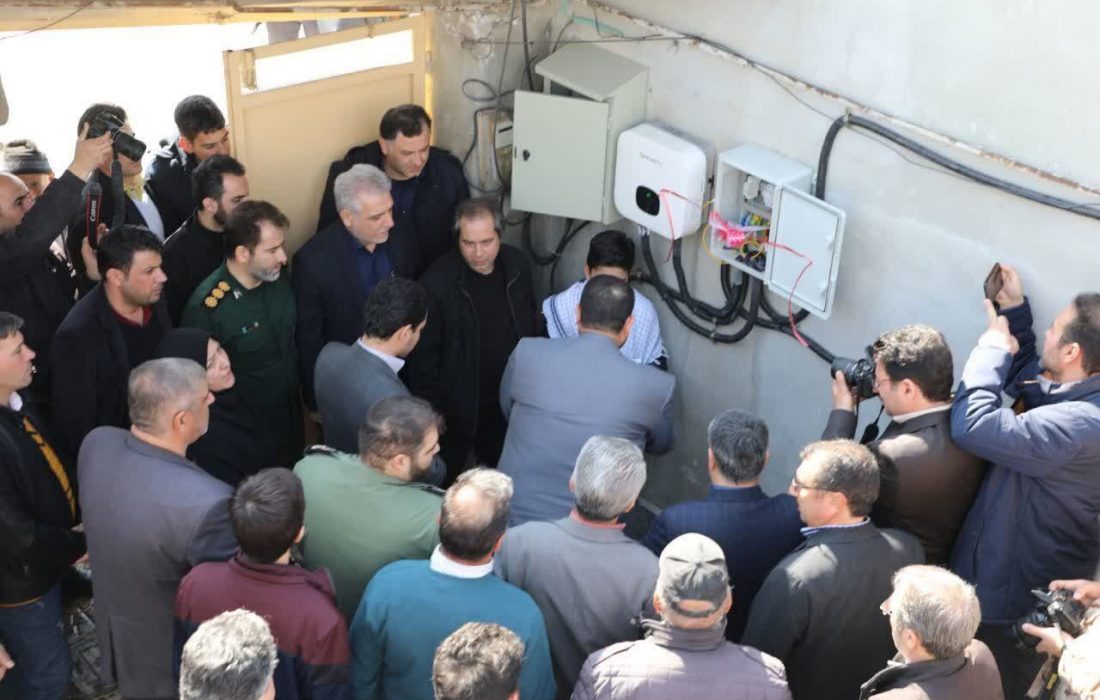 بهره‌برداری از ۲ هزار پنل خورشیدی پنج کیلوواتی در آذربایجان‌شرقی آغاز شد