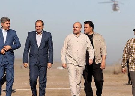 رئیس مجلس از پروژه احداث شهر فرودگاهی سراب بازدید کرد