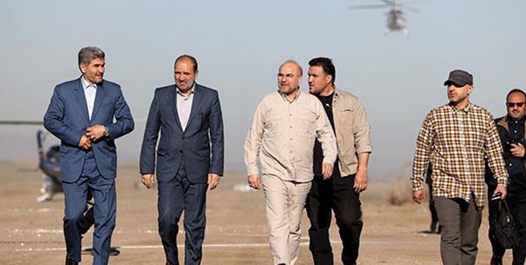 رئیس مجلس از پروژه احداث شهر فرودگاهی سراب بازدید کرد