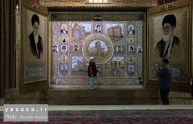 گزارش تصویری اختصاصی یازاکو از حضور مسافران نوروزی در عمارت تاریخی ساعت (شهرداری) تبریز