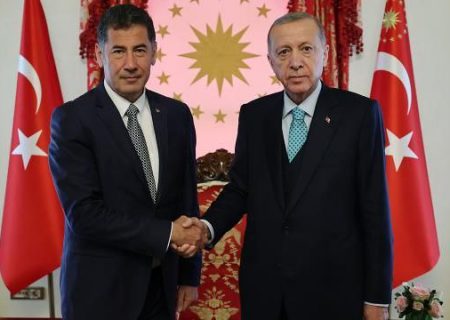 دیدار رئیس جمهور اردوغان و سینان اوگان پایان یافت