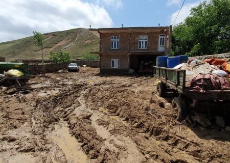 ده ها واحد مسکونی ۳۵ روستای گرمی در سیل آسیب دید