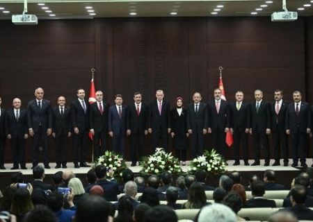 اردوغان کابینه جدید را معرفی کرد