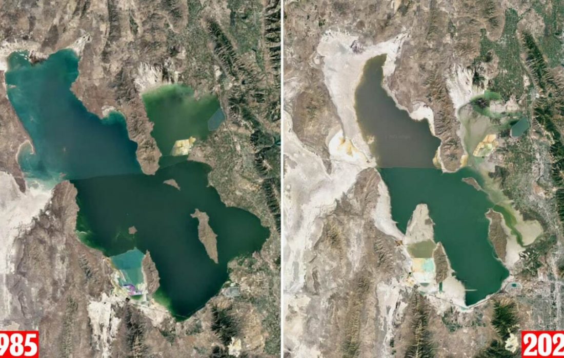 دریاچه ای مهم در آمریکا با سرنوشتی شبیه دریاچه ارومیه ! (عکس)