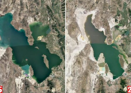 دریاچه ای مهم در آمریکا با سرنوشتی شبیه دریاچه ارومیه ! (عکس)