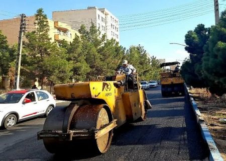 نوسازی معابر شمالغرب تبریز با ۱۶ هزار تن آسفالت در پنج ماهه ابتدای سال