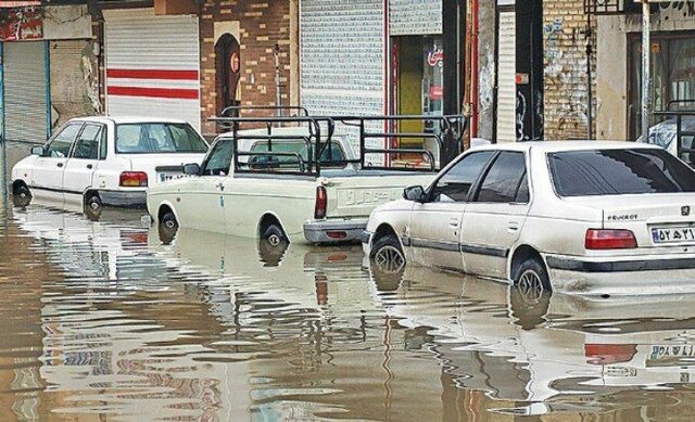 تبریز و خیابان‌هایی که با چند دقیقه بارندگی قفل می‌شود