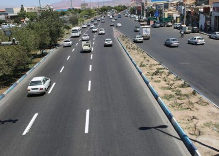 ۷۰ هزار متر طول خط‌کشی محوری توسط شهرداری منطقه ۷ تبریز