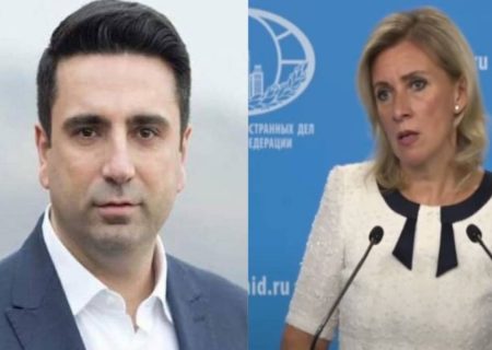 رئیس مجلس ارمنستان ماریا زاخارووا را یک منشی قلمداد کرد