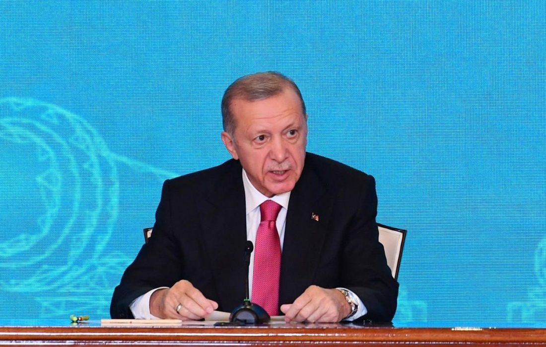 اردوغان: از ارمنستان انتظار داریم دست صلحی که به سویش دراز شده است را بگیرد و گام های صادقانه بردارد