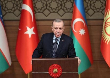 اردوغان بر همکاری در جهان ترک تاکید کرد