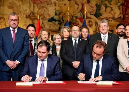 سند همکاری های دفاعی بین فرانسه و ارمنستان امضا شد