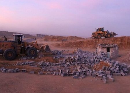 تخریب و تبدیل به حالت اولیه ۲۱ هزار مترمربع از اراضی تبریز