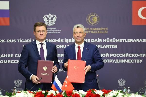 توافق ترکیه و روسیه برای رسیدن به حجم تجارت ۱۰۰ میلیارد دلاری