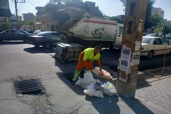 جمع آوری بیش از ۲۷ هزار تن زباله از معابر سطح حوزه شهرداری منطقه ۲ تبریز