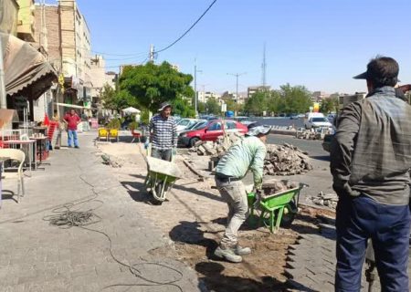 جوابیه شهرداری منطقه ۲ در خصوص تخریب سنگفرش پیاده‌رو ائل گلی