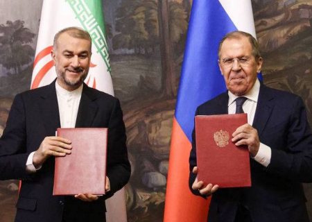 وزرای امور خارجه روسیه و ایران بیانیه مشترکی را امضا کردند