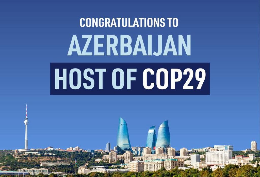 اجلاس آتی کنوانسیون تغییرات اقلیمی سازمان ملل متحد “COP29” سال آینده در آذربایجان برگزار می شود