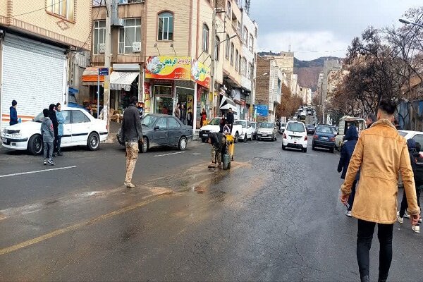 آغاز اجرای اصلاح هندسی در تقاطع خیابان ستارخان و ثقه الاسلام شمالی