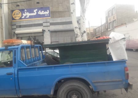 جمع آوری ۱۱۵ وانت بار وطبق میوه فروش از ابتدای سال جاری در حوزه شهرداری منطقه ۳ تبریز