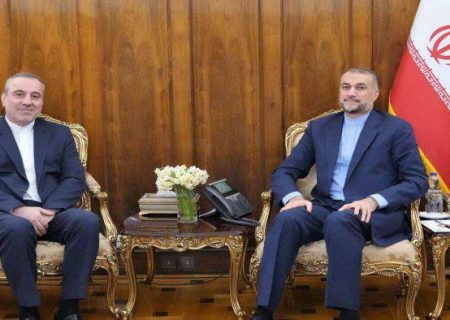 وزیر امور خارجه ایران با سرکنسول جدید این کشور در نخجوان دیدار کرد