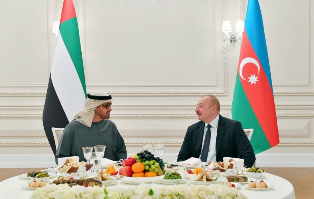 در پی سفر رئیس جمهور امارات متحده عربی به جمهوری آذربایجان، تفاهم نامه های همکاری فی مابین دو کشور امضا شد