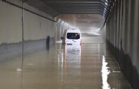 گزارش تصویری از بارش شدید باران در آنتالیا