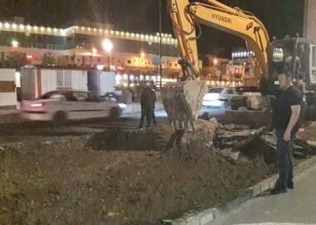 اجرای پروژه سنگفرش میدان شهید بهشتی آغاز شد