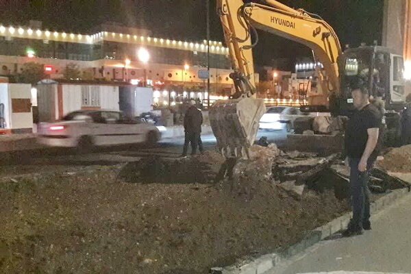 اجرای پروژه سنگفرش میدان شهید بهشتی آغاز شد