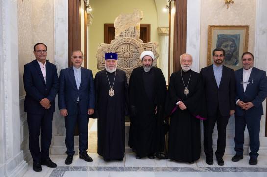 رهبر مذهبی ارامنه در خصوص آذربایجان با مهمان ایرانی اش صحبت کرد