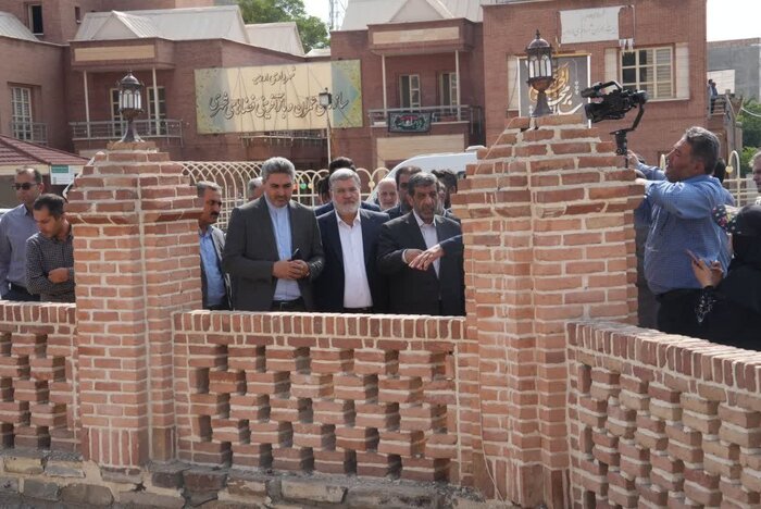 فاز نخست مرمت مسجد جامع تاریخی ارومیه با حضور وزیر میراث فرهنگی رونمایی شد
