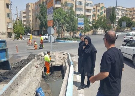 کانال عرضی جاده چاوان رفع انسداد شد