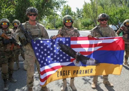 رزمایش نظامی مشترک ایالات متحده و ارمنستان رو به پایان است