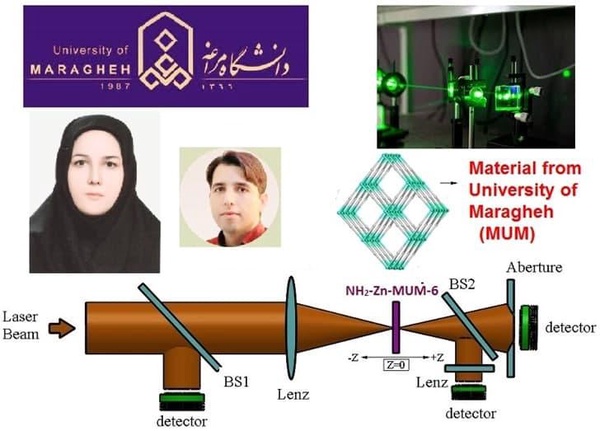 ثبت ماده‌ای نوین به‌نام mum-6 برای نخستین بار در دانشگاه مراغه