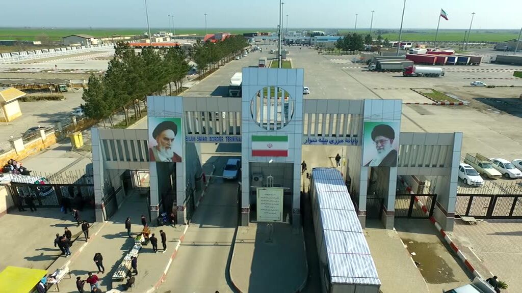 افزایش ۱۴ درصدی صادرات از پایانه مرزی بیله‌سوار