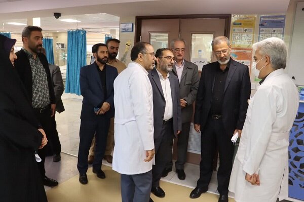 خدمات رسانی شهرداری منطقه ۶ تبریز به بیمارستان آیت الله طالقانی