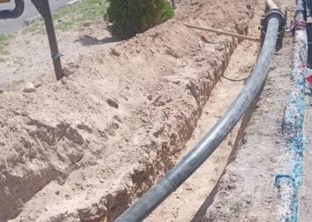 احداث شبکه آب خام در حوزه جنوبغرب تبریز به پیشرفت فیزیکی ۴۰ درصدی رسید
