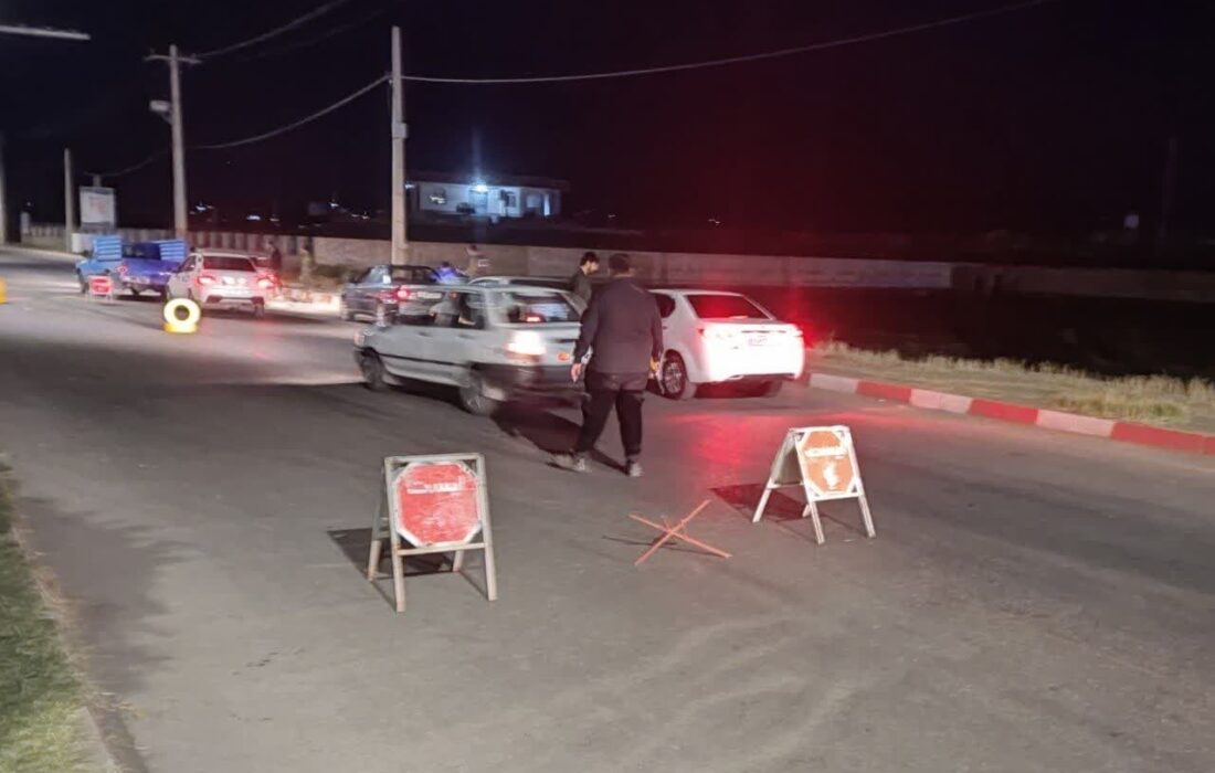 ایست و بازرسی در مبادی ورودی شهر مراغه