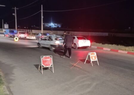 ایست و بازرسی در مبادی ورودی شهر مراغه